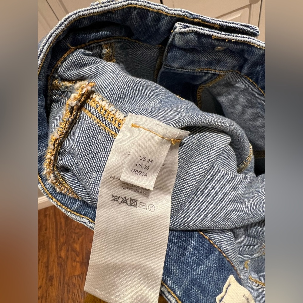 EUC Free People We the Free Seasons in the Sun Sunrise Flare Jeans - Picture 10 of 11
